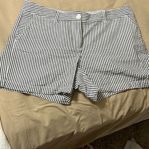 Blue and White Stripped Crown & Ivy shorts